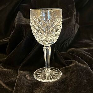 Authentic Waterford heavy crystal wine goblet with great feel in your hand.